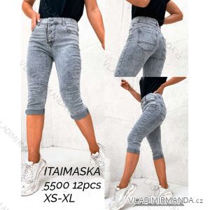 Rifle jeans 3/4 dlhé dámske (XS-XL) ITAIMASKA ITA245500