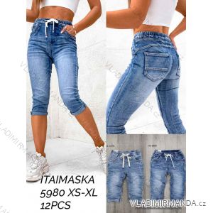 Rifle jeans 3/4 dlhé dámske (XS-XL) ITAIMASKA ITA245980