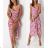 Women's Long Chiffon Short Sleeve Dress (S/M ONE SIZE) ITALIAN FASHION IMWGS231048