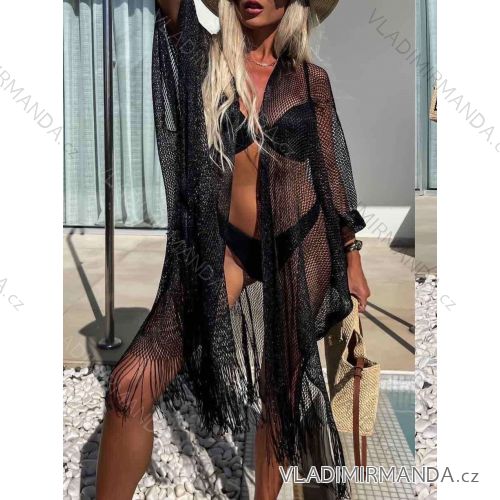 Cardigan přehoz letní krajkový přes plavky dámský (S/M/L ONE SIZE) ITALSKÁ MÓDA IMWAE24092