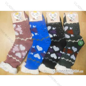 Ponožky zatepleno bavlnou zdrav. thermo dámské (35-42) AMZF PB773