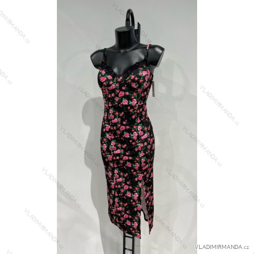 Langes trägerloses Damenkleid (UNI S-M) ITALIAN FASHION IMM2433106 -   schwarz -   XS/S
