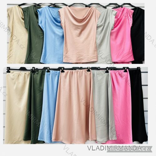Women's T-Shirt Short Sleeve (S / M / L ONE SIZE) ITALIAN FASHION IMWC222158
