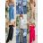 Women's Long Chiffon Short Sleeve Dress (S/M ONE SIZE) ITALIAN FASHION IMWGS231048
