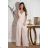Overal dlhý elegantný na ramienka dámsky (S/M ONE SIZE) TALIANSKA MÓDA IMWGB24021