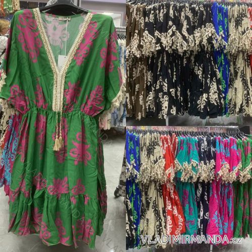 Women's Long Sleeve Shirt Dress (S/M ONE SIZE) ITALIAN FASHION IMWD232607