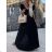 Women's Long Chiffon Short Sleeve Dress (S/M ONE SIZE) ITALIAN FASHION IMWGS231048