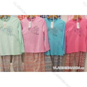 Pyžamo dlhé dámske bavlnené (m-2xl) Benter 65590
