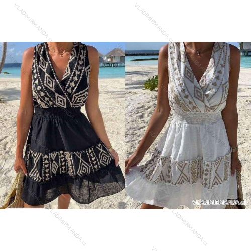 Women's Sleeveless Sequin Velvet Long Party Dress (S/M ONE SIZE) ITALIAN FASHION IMWB233931