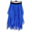 Sukně dlouhá tylová dámská (S/M/L ONE SIZE) ITALSKÁ MÓDA IMM2298HG/DR tmavě růžová