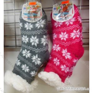 Ponožky zateplené bavlnou dětské a dorostenecké (27-35) VIRGINA NA0829