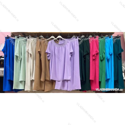 Tunic / blouse long sleeve women's oversized (XL / 2XL ONE SIZE) ITALIAN FASHION IMWQ2191650