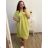 Šaty maxi dlouhé oversize krátký rukáv dámské nadrozměr (4XL/5XL ONE SIZE) ITALSKÁ MÓDA IMD22139