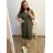 Šaty maxi dlouhé oversize krátký rukáv dámské nadrozměr (4XL/5XL ONE SIZE) ITALSKÁ MÓDA IMD22139