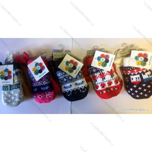 Gloves mittens insulated with children's fleece (2-4 years) ECHT C032
