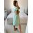 Women's Long Summer Short Sleeve Dress (S/M ONE SIZE) ITALIAN FASHION IM323111