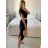 Women's Long Summer Short Sleeve Dress (S/M ONE SIZE) ITALIAN FASHION IM323111