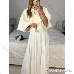 Bolérko flaušové dámské (S/M/L ONE SIZE) ITALSKÁ MÓDA IMHMS23084/DUR