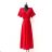 Women's Long Sleeve Summer Dress (S/M ONE SIZE) ITALIAN FASHION IMPES238990 zelená khaki