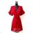 Women's Long Sleeve Summer Dress (S/M ONE SIZE) ITALIAN FASHION IMPES238990 light green 