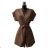 Women's Long Sleeve Summer Dress (S/M ONE SIZE) ITALIAN FASHION IMPES238990 purple 