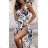 Women's Cotton Short Sleeve Summer Dress (S / M / L / XL ONE SIZE) ITALIAN FASHION IMD22472