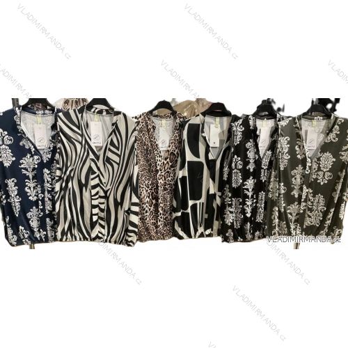 Women's Elegant Long Sleeve Dress (S/M ONE SIZE) ITALIAN FASHION IMM23M6062