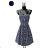 Women's Long Sleeve Summer Dress (S/M ONE SIZE) ITALIAN FASHION IMPES238990 Light blue