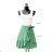 Women's Long Sleeve Summer Dress (S/M ONE SIZE) ITALIAN FASHION IMPES238990 zelená khaki 