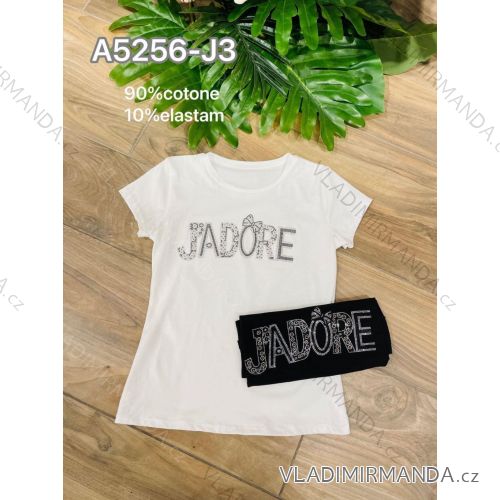 T-Shirt Kurzarm Frauen (UNI S-M) ITALIENISCHE MODE IMM20330