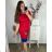 Women's Long Sleeve Shirt Dress (S/M/L ONE SIZE) ITALIAN FASHION IMC22658