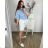 Tunika / Bluse Langarm Damen Oversized (3XL / 4XL ONE SIZE) ITALIAN FASHION IMWQ2191650 56/58 weiß