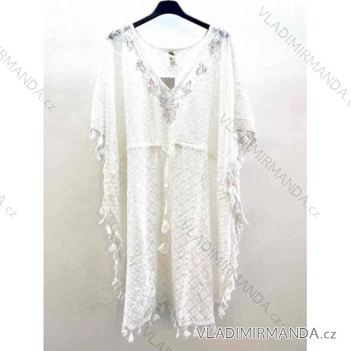 prehoz cez plavky čipkový boho krátky rukáv dámske (S/M/L ONE SIZE) TALIANSKA MÓDA IMM24M9119