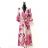 Women's Long Sleeve Summer Dress (S/M ONE SIZE) ITALIAN FASHION IMPES238990 pink