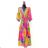 Women's Long Sleeve Summer Dress (S/M ONE SIZE) ITALIAN FASHION IMPES238990 Green