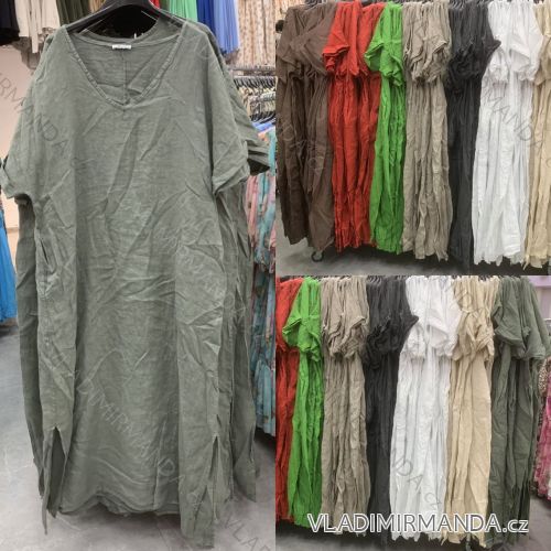 Women's Long Sleeve Shirt Dress (S/M ONE SIZE) ITALIAN FASHION IMWD232607