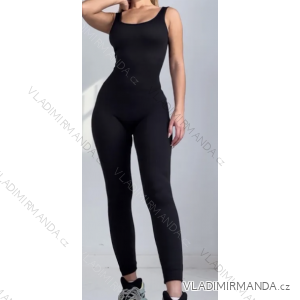 Overal dlhý elegantný na ramienka dámsky (S/M ONE SIZE) TALIANSKA MÓDA IMPMD245190