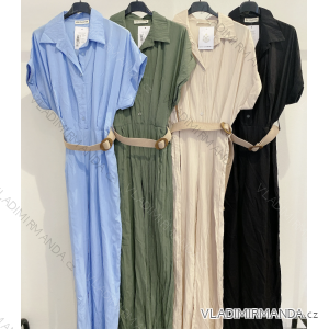 Women's Long Chiffon Short Sleeve Dress (S/M ONE SIZE) ITALIAN FASHION IMWGS231048
