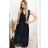 Women's Long Chiffon Short Sleeve Dress (S/M ONE SIZE) ITALIAN FASHION IMWGS231048