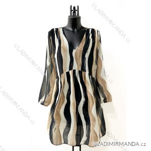 Šaty letný dlhý rukáv dámske (38/40 ONE SIZE) TALIANSKA MÓDA IMPES2413159-1