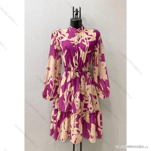 Women's Long Sleeve Summer Dress (S/M ONE SIZE) ITALIAN FASHION IMPES238990