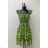 Women's Long Sleeve Summer Dress (S/M ONE SIZE) ITALIAN FASHION IMPES238990 Green 
