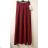 Sukně maxi dlouhá v pase na žabičkování dámská (S/M/L ONE SIZE) ITALSKÁ MÓDA IMHMS23088/DUR -   červená -   M/L