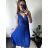Sleeveless summer dress for women (uni sm) ITALIAN FASHION IMD20550 S/M béžová