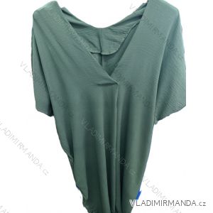 Women's Summer Cotton Short Sleeve Dress (S/M ONE SIZE) ITALIAN FASHION IM722253