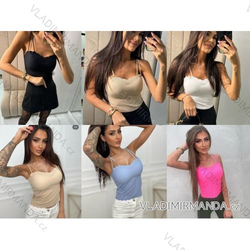 Tilko letní na ramínka dámské (S/M ONE SIZE) ITALSKÁ MÓDA IMM24M8134