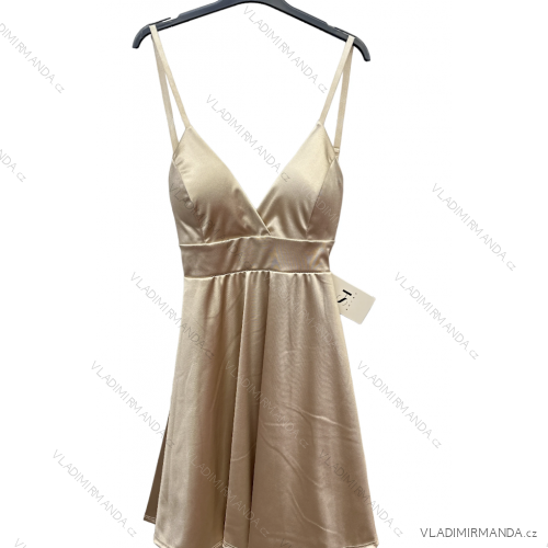 Women's Strapless Long Party Dress (S/M ONE SIZE) ITALIAN FASHION IMPSH2360055