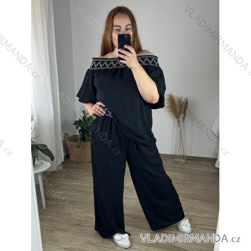 Women's Long Sleeve Shirt Dress (S/M ONE SIZE) ITALIAN FASHION IMWD232607 -   black -   50/52