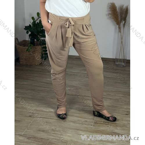 Nohavice letné dlhé aladinky icecool dámske (L/XL/2XL ONE SIZE) TALIANSKA MÓDA IM323ICEC/DR XL/2XL béžová