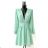 Women's Long Chiffon Short Sleeve Dress (S/M ONE SIZE) ITALIAN FASHION IMWGS231048 beige S / M